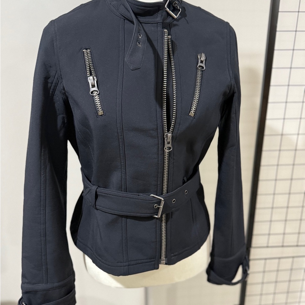 Jockey Women's Black Utility Jacket with Belt